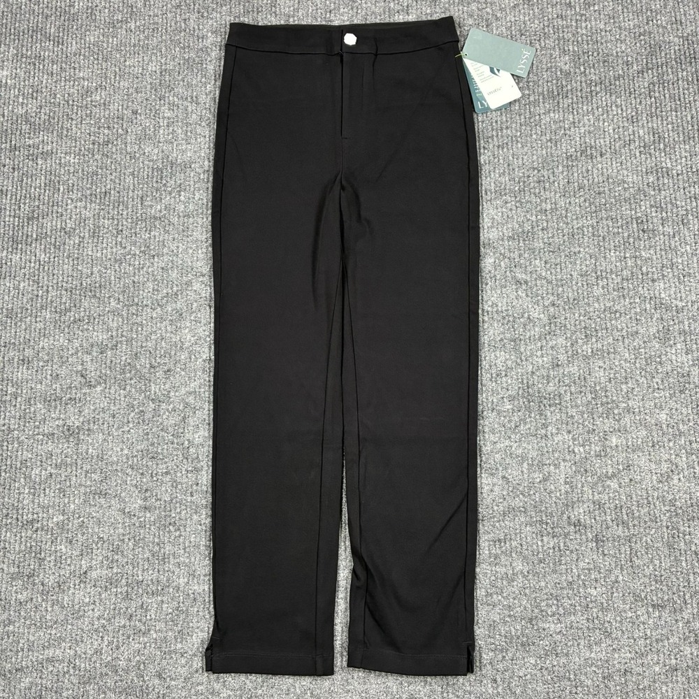 LYSSE Womens Pants Size Small Black Stretch Straight Leg Ponte High Rise